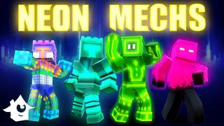 Thumbnail of the Minecraft Bedrock Marketplace product Neon Mechs created by House of How.