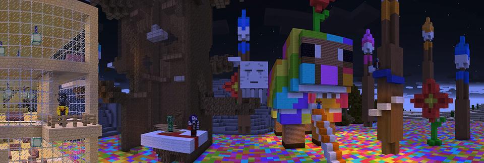 Panorama of the Minecraft Bedrock Marketplace product Paint or Die created by House of How.