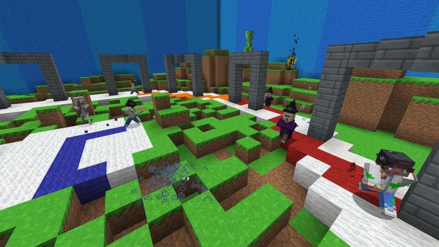 Screenshot of the Minecraft Bedrock Marketplace product Paint or Die created by House of How.