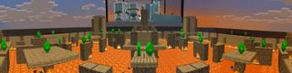 Panorama of the Minecraft Bedrock Marketplace product Parkour Busters created by House of How.