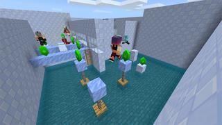 Screenshot of the Minecraft Bedrock Marketplace product Parkour Busters created by House of How.