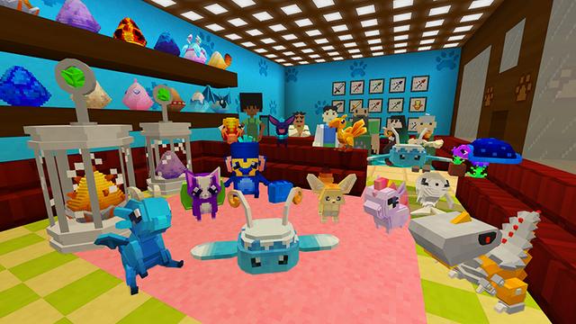 Screenshot of the Minecraft Bedrock Marketplace product Pets HD created by House of How.