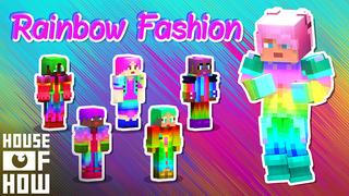 Thumbnail of the Minecraft Bedrock Marketplace product Rainbow Fashion created by House of How.