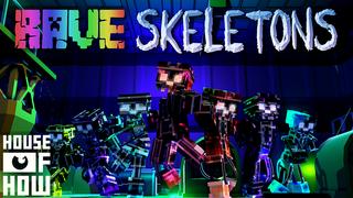 Thumbnail of the Minecraft Bedrock Marketplace product Rave Skeletons created by House of How.