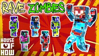 Thumbnail of the Minecraft Bedrock Marketplace product Rave Zombies created by House of How.