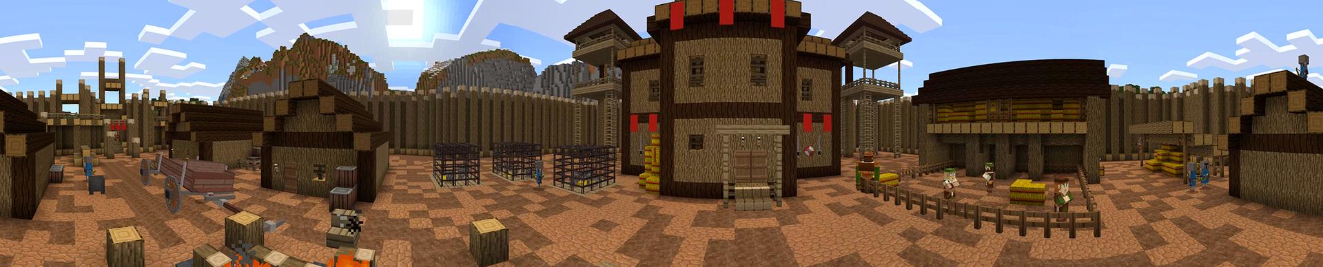 Panorama of the Minecraft Bedrock Marketplace product Robin Hood created by House of How.
