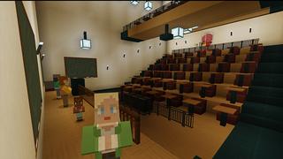 Screenshot of the Minecraft Bedrock Marketplace product Robots vs Aliens created by House of How.