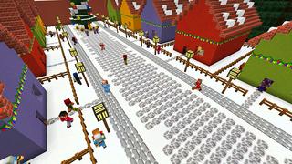 Screenshot of the Minecraft Bedrock Marketplace product Santa Search created by House of How.