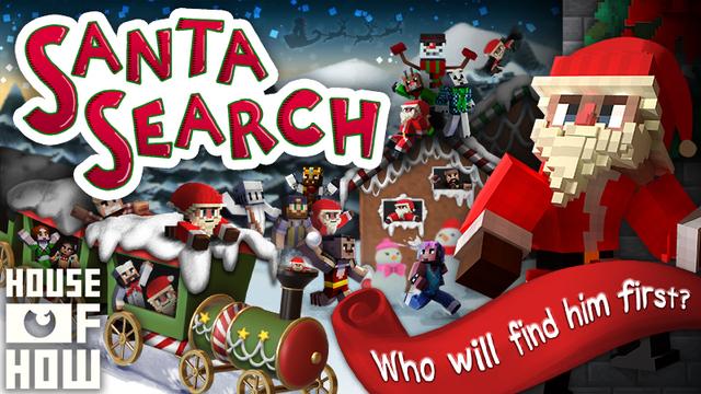 Thumbnail of the Minecraft Bedrock Marketplace product Santa Search created by House of How.