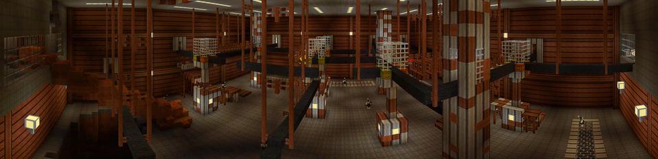 Panorama of the Minecraft Bedrock Marketplace product SCP-2919 created by House of How.
