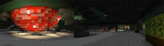 Panorama of the Minecraft Bedrock Marketplace product SCP-939 created by House of How.