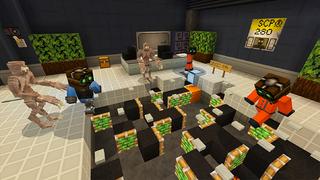 Screenshot of the Minecraft Bedrock Marketplace product SCP Escape Room created by House of How.
