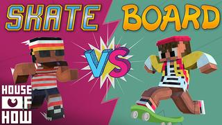 Thumbnail of the Minecraft Bedrock Marketplace product Skate vs Board created by House of How.