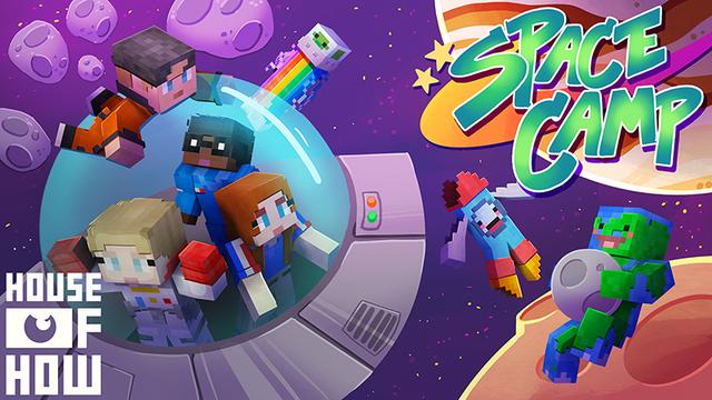 Thumbnail of the Minecraft Bedrock Marketplace product Space Camp created by House of How.