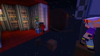 Screenshot of the Minecraft Bedrock Marketplace product Space Parkour created by House of How.