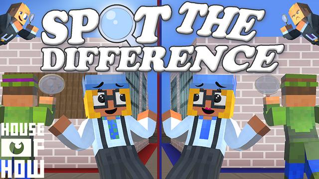 Thumbnail of the Minecraft Bedrock Marketplace product Spot The Difference created by House of How.