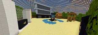 Panorama of the Minecraft Bedrock Marketplace product Spy Hunt 2: Beach Search created by House of How.