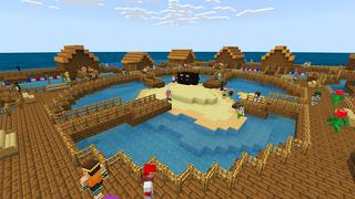 Screenshot of the Minecraft Bedrock Marketplace product Spy Hunt 2: Beach Search created by House of How.