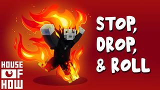 Thumbnail of the Minecraft Bedrock Marketplace product Stop Drop And Roll created by House of How.
