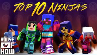 Thumbnail of the Minecraft Bedrock Marketplace product Top 10 Ninjas created by House of How.