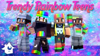 Thumbnail of the Minecraft Bedrock Marketplace product Trendy Rainbow Teens created by House of How.