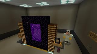 Screenshot of the Minecraft Bedrock Marketplace product Tutorial Lab: Nether created by House of How.