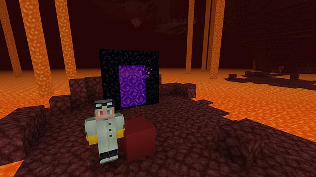 Screenshot of the Minecraft Bedrock Marketplace product Tutorial Lab: Nether created by House of How.