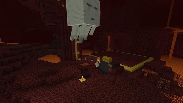 Screenshot of the Minecraft Bedrock Marketplace product Tutorial Lab: Nether created by House of How.