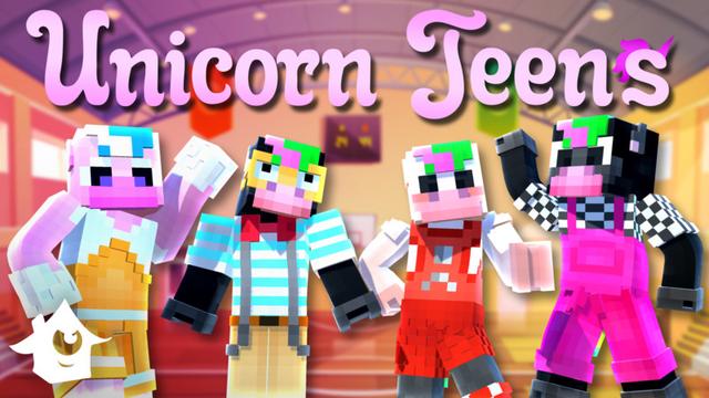 Thumbnail of the Minecraft Bedrock Marketplace product Unicorn Teens created by House of How.