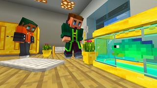 Screenshot of the Minecraft Bedrock Marketplace product Vanilla Furniture created by House of How.