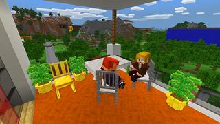 Screenshot of the Minecraft Bedrock Marketplace product Vanilla Furniture created by House of How.
