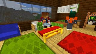 Screenshot of the Minecraft Bedrock Marketplace product Vanilla Furniture created by House of How.