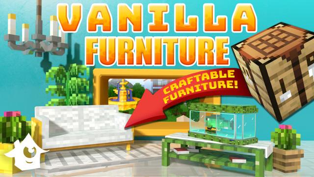 Thumbnail of the Minecraft Bedrock Marketplace product Móveis Vanilla created by House of How.