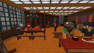 Screenshot of the Minecraft Bedrock Marketplace product Viking Furniture HD created by House of How.