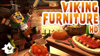 Thumbnail of the Minecraft Bedrock Marketplace product Viking Furniture HD created by House of How.