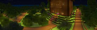 Panorama of the Minecraft Bedrock Marketplace product Werewolf Panic created by House of How.