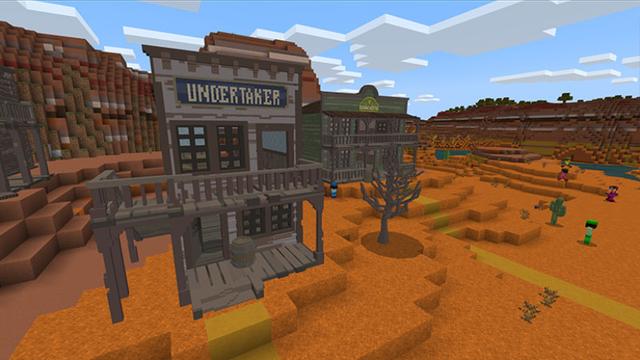 Screenshot of the Minecraft Bedrock Marketplace product Western Town created by House of How.