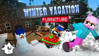 Thumbnail of the Minecraft Bedrock Marketplace product Winter Vacation Furniture created by House of How.