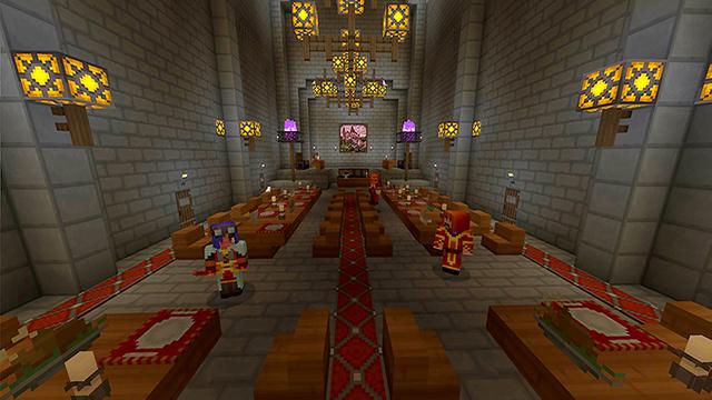 Screenshot of the Minecraft Bedrock Marketplace product Wizard High School created by House of How.