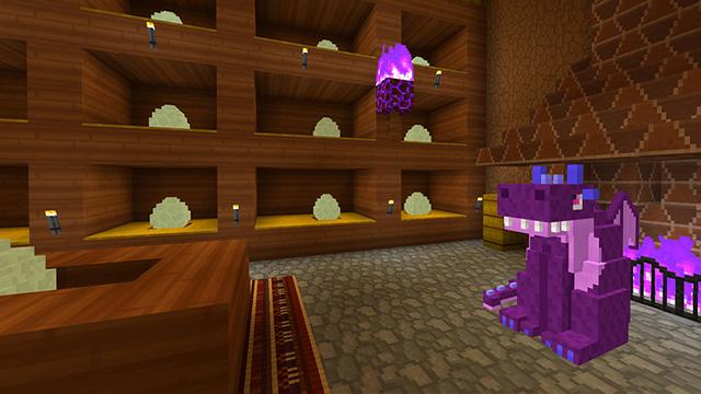 Screenshot of the Minecraft Bedrock Marketplace product Wizard High School created by House of How.