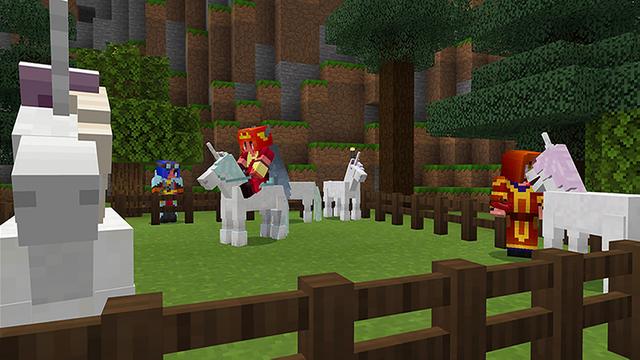 Screenshot of the Minecraft Bedrock Marketplace product Wizard High School created by House of How.