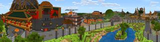 Panorama of the Minecraft Bedrock Marketplace product Zookeeper Simulator created by House of How.