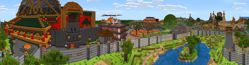 Panorama of the Minecraft Bedrock Marketplace product Zookeeper Simulator created by House of How.