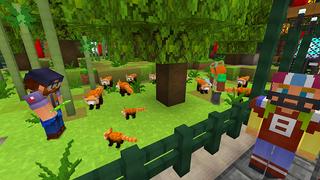 Screenshot of the Minecraft Bedrock Marketplace product Zookeeper Simulator created by House of How.