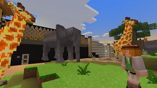 Screenshot of the Minecraft Bedrock Marketplace product Zookeeper Simulator created by House of How.