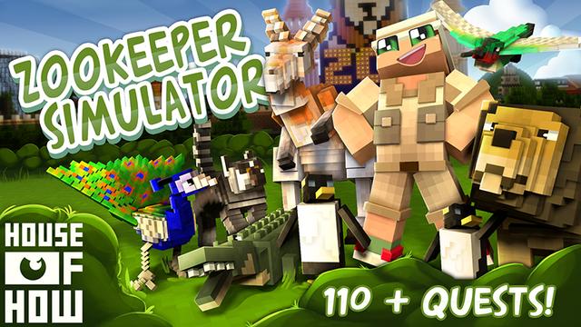 Thumbnail of the Minecraft Bedrock Marketplace product Zoowärter Simulator created by House of How.