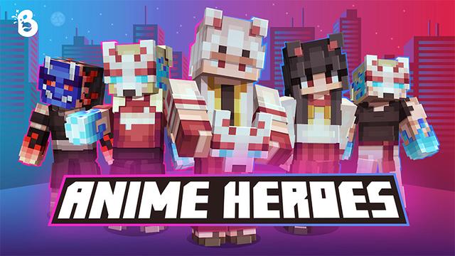 Thumbnail of the Minecraft Bedrock Marketplace product Anime Heroes created by Humblebright Studio.