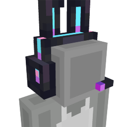 Thumbnail of the Minecraft Bedrock Marketplace product Cyber Bunny Headset created by Humblebright Studio.