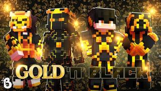 Thumbnail of the Minecraft Bedrock Marketplace product Gold 'n' Black created by Humblebright Studio.