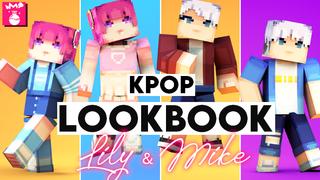 Thumbnail of the Minecraft Bedrock Marketplace product KPOP Lookbook: Lily & Mike HD created by Humblebright Studio.